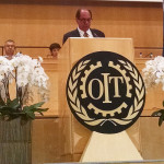 Ricardo Patah discursa na 104ª Conferência da OIT