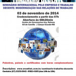 Seminário Internacional pelo Trabalho Decente - CG/MS‏