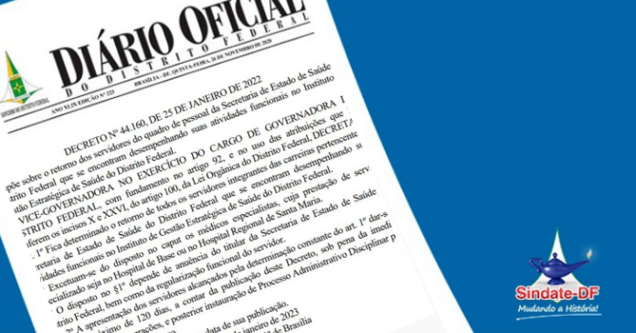 Governo determina a volta de todos os servidores da SES que estão cedidos ao IGES