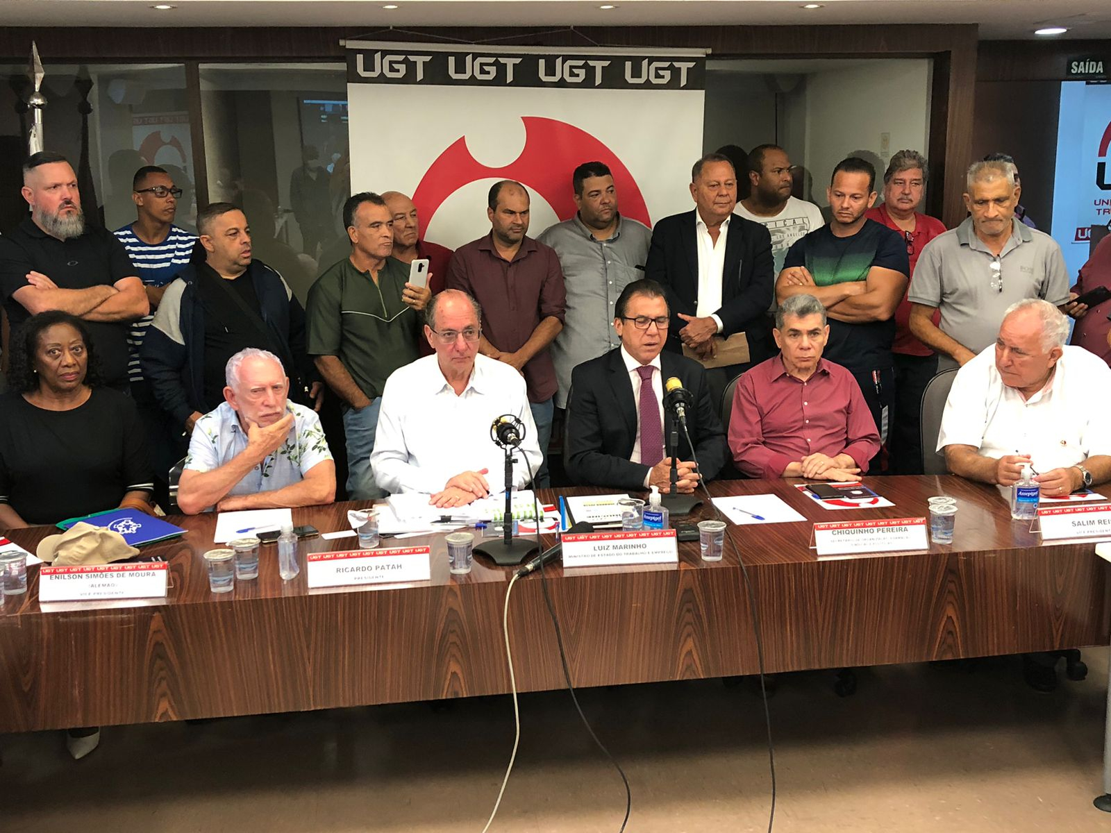 UGT recebe Luiz Marinho, ministro do Trabalho em Emprego