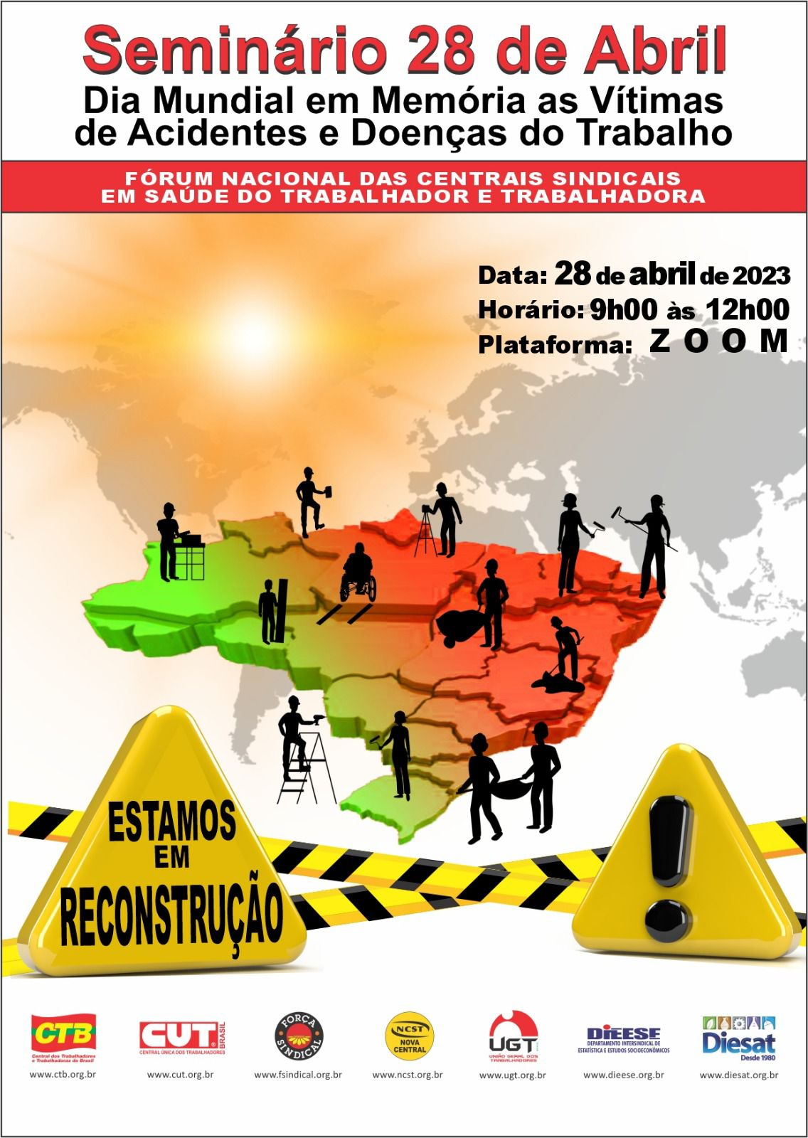 Dia Mundial em Memória as Vítimas de Acidentes e Doenças do Trabalho