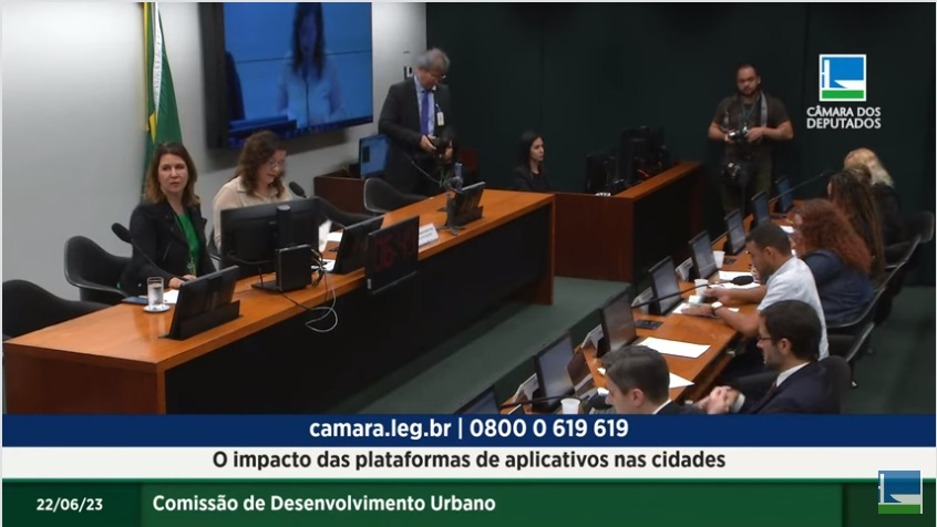 Câmara dos Deputados realiza audiência pública sobre trabalho em aplicativos