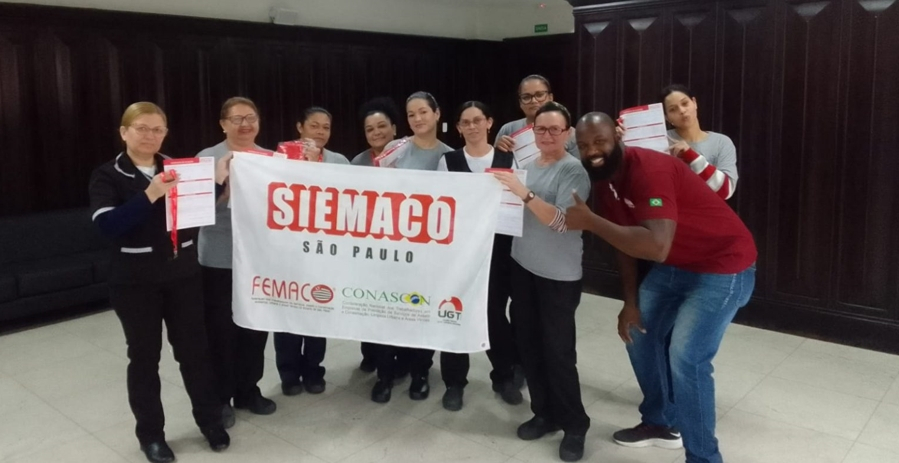 Trabalho de base do SIEMACO-SP inicia a semana com visitas a vários setores