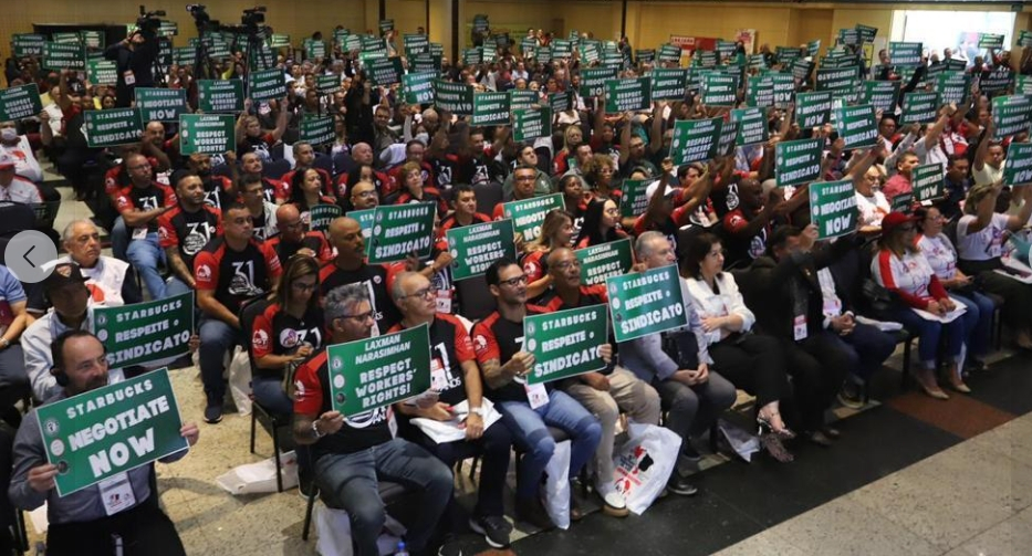 UGT APOIA GREVE DOS TRABALHADORES DO STARBUCKS NOS ESTADOS UNIDOS