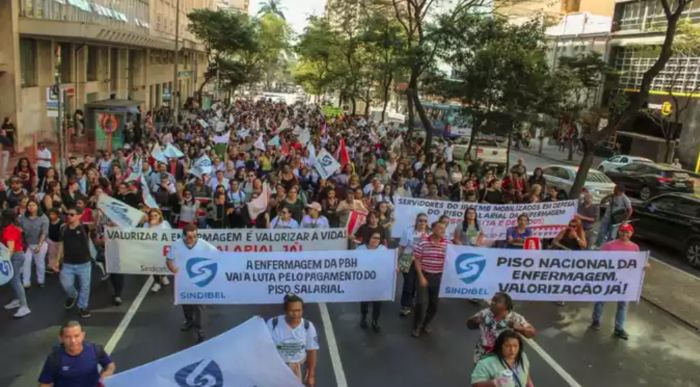 Vinte estados aderem à greve em defesa do piso da enfermagem