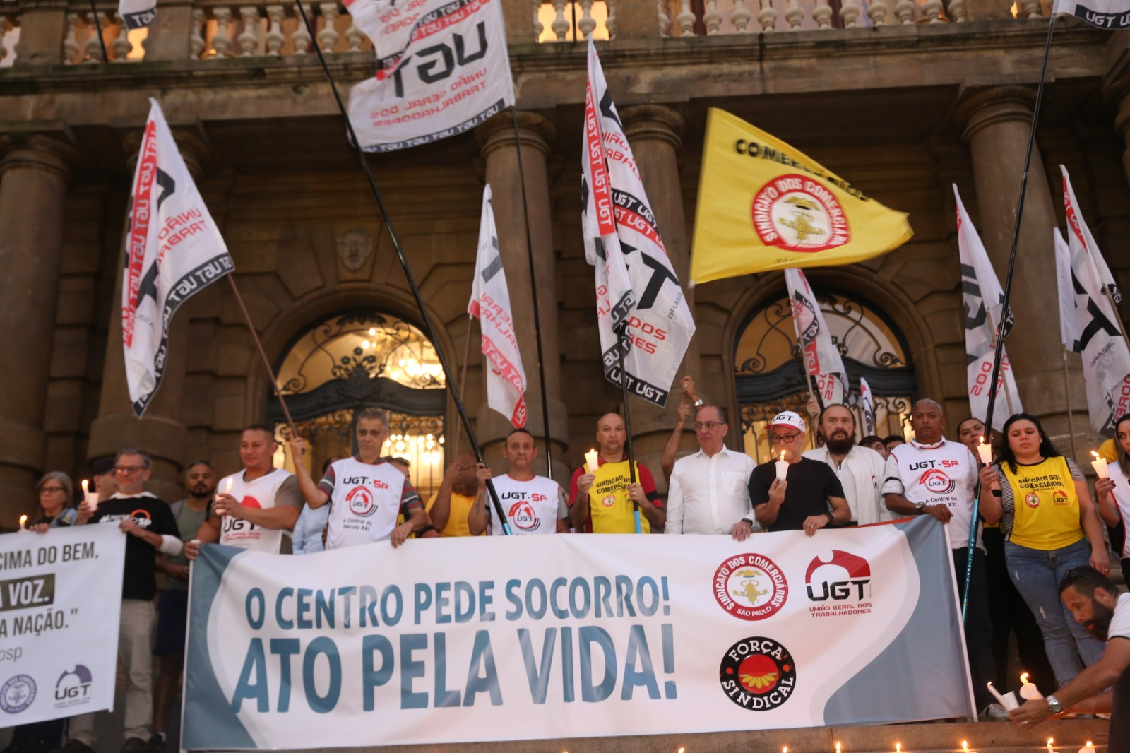 Ato pela Vida exige mais segurança para as ruas do centro histórico de SP