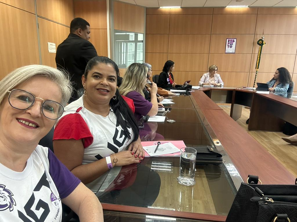 UGT e o Fórum Nacional de Mulheres Trabalhadoras das Centrais Sindicais se reúnem com Ministério das Mulheres