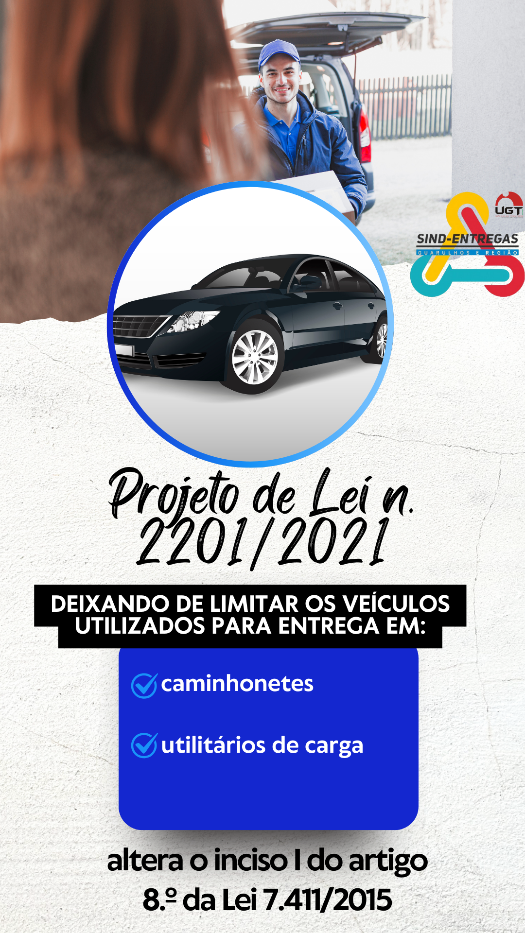 Sind-Entregas Reivindica Alterações na Lei 7.411/2015