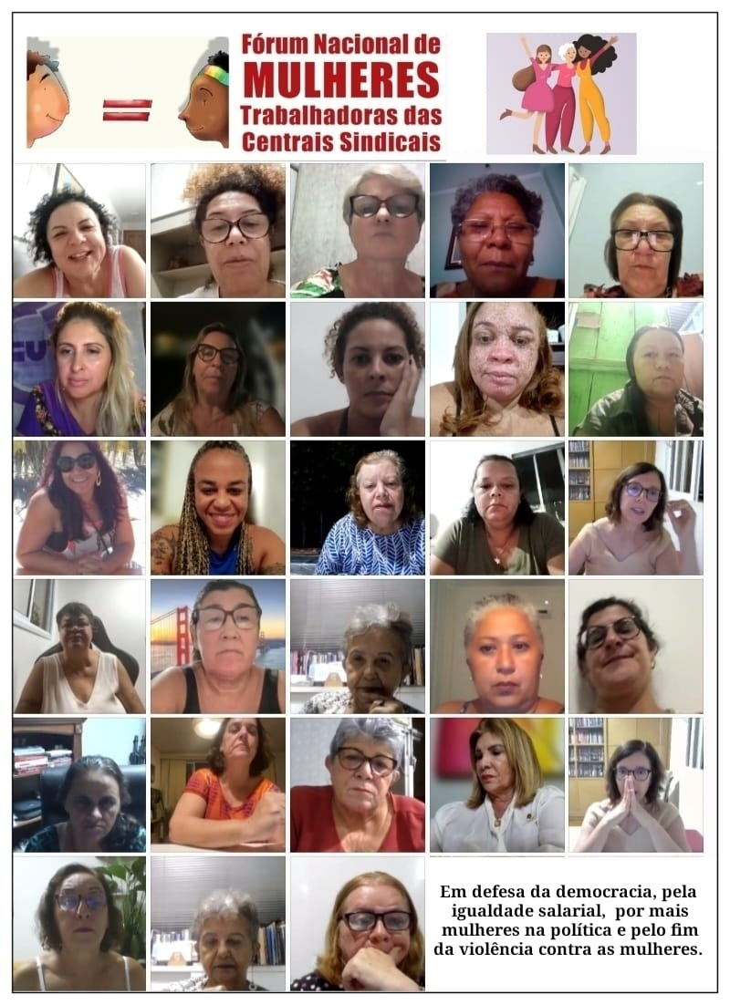 UGT participa de live promovida pelo Fórum das Mulheres das Centrais Sindicais