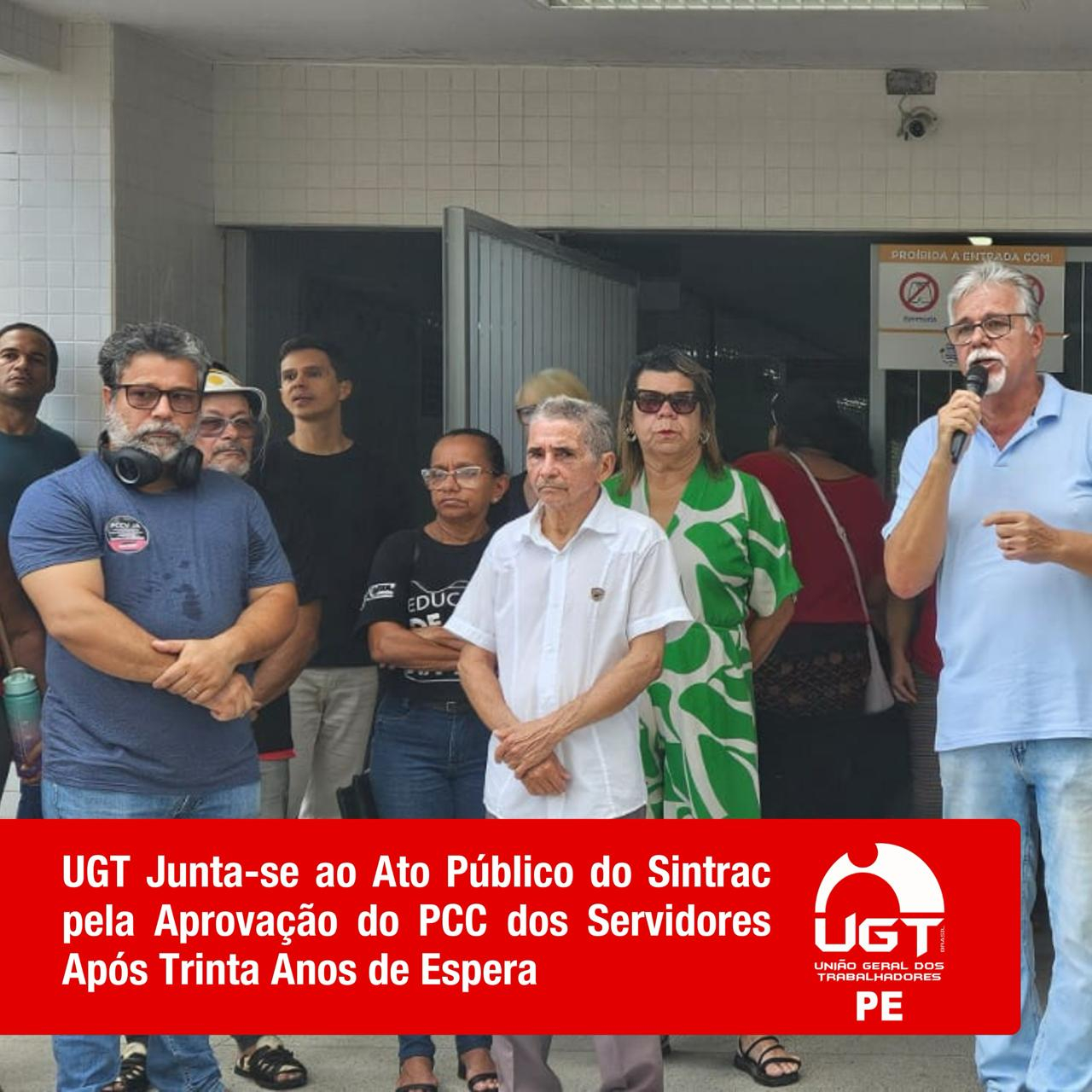 União de Forças em Defesa dos Trabalhadores: UGT-PE e Sintrac unidos pelo Plano de Cargos e Carreiras