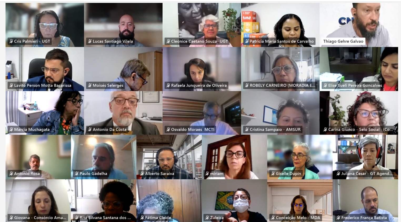 Cleonice Caetano participa de reunião sobre Desenvolvimento Sustentável e Direitos dos Trabalhadores