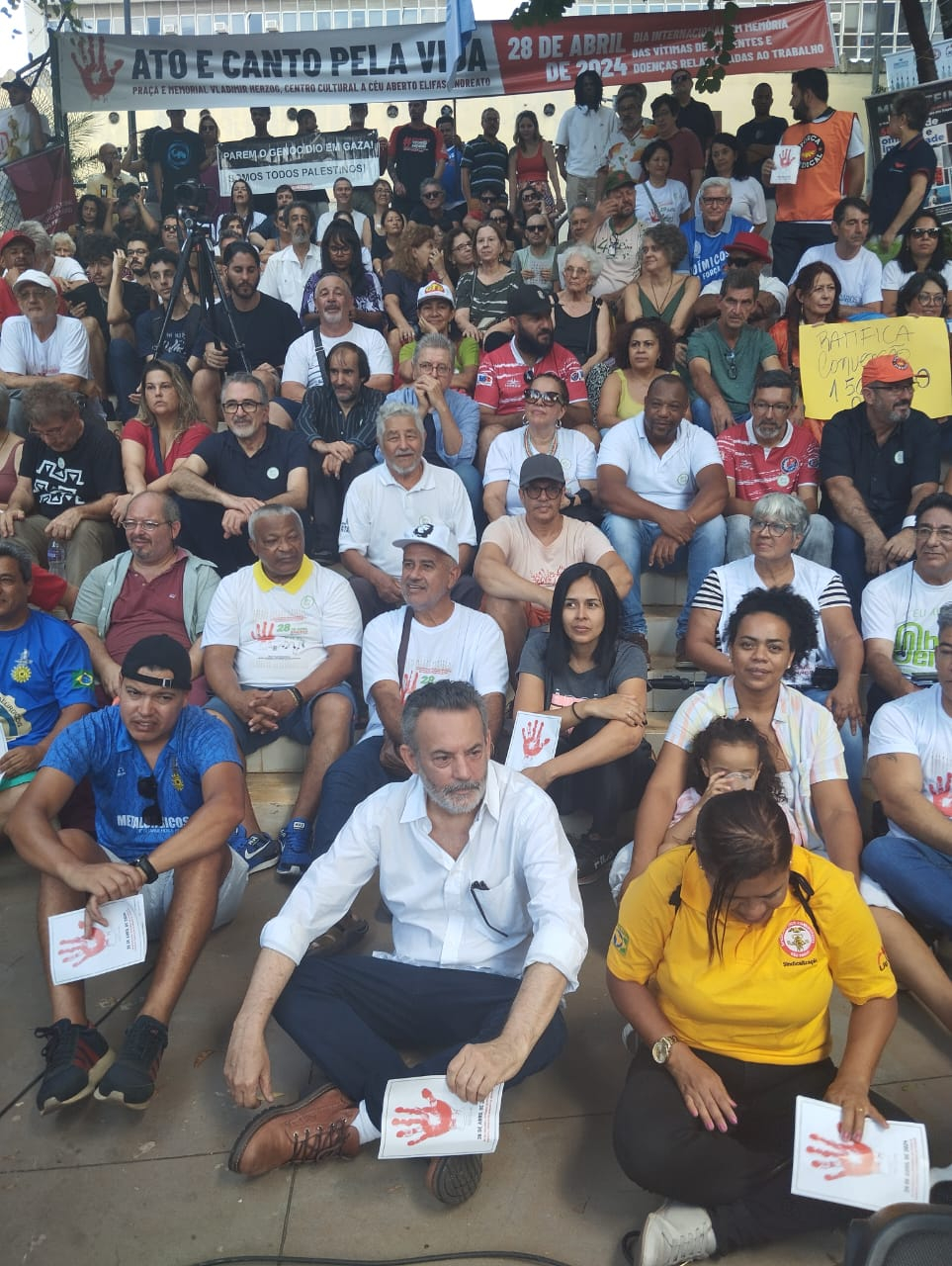 UGT participa de Ato e Canto pela Vida
