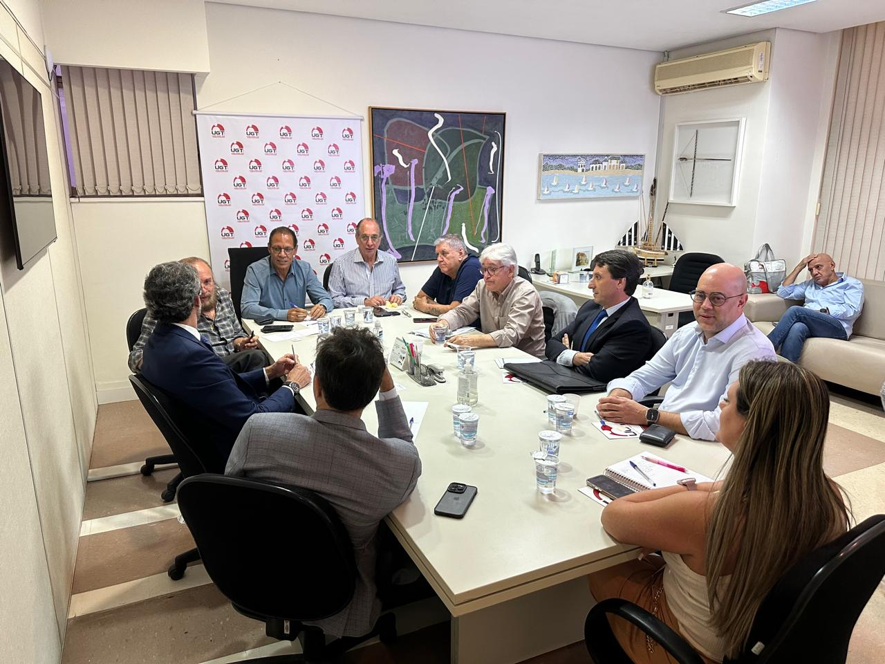 Presidente da ANS participa de reunião na UGT