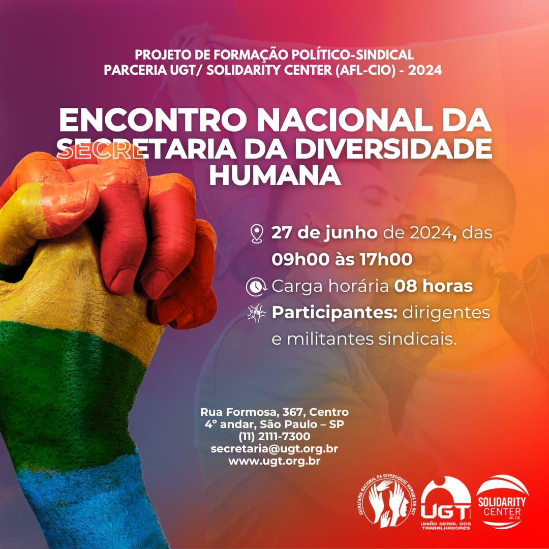 Encontro Nacional da Secretaria da Diversidade Humana