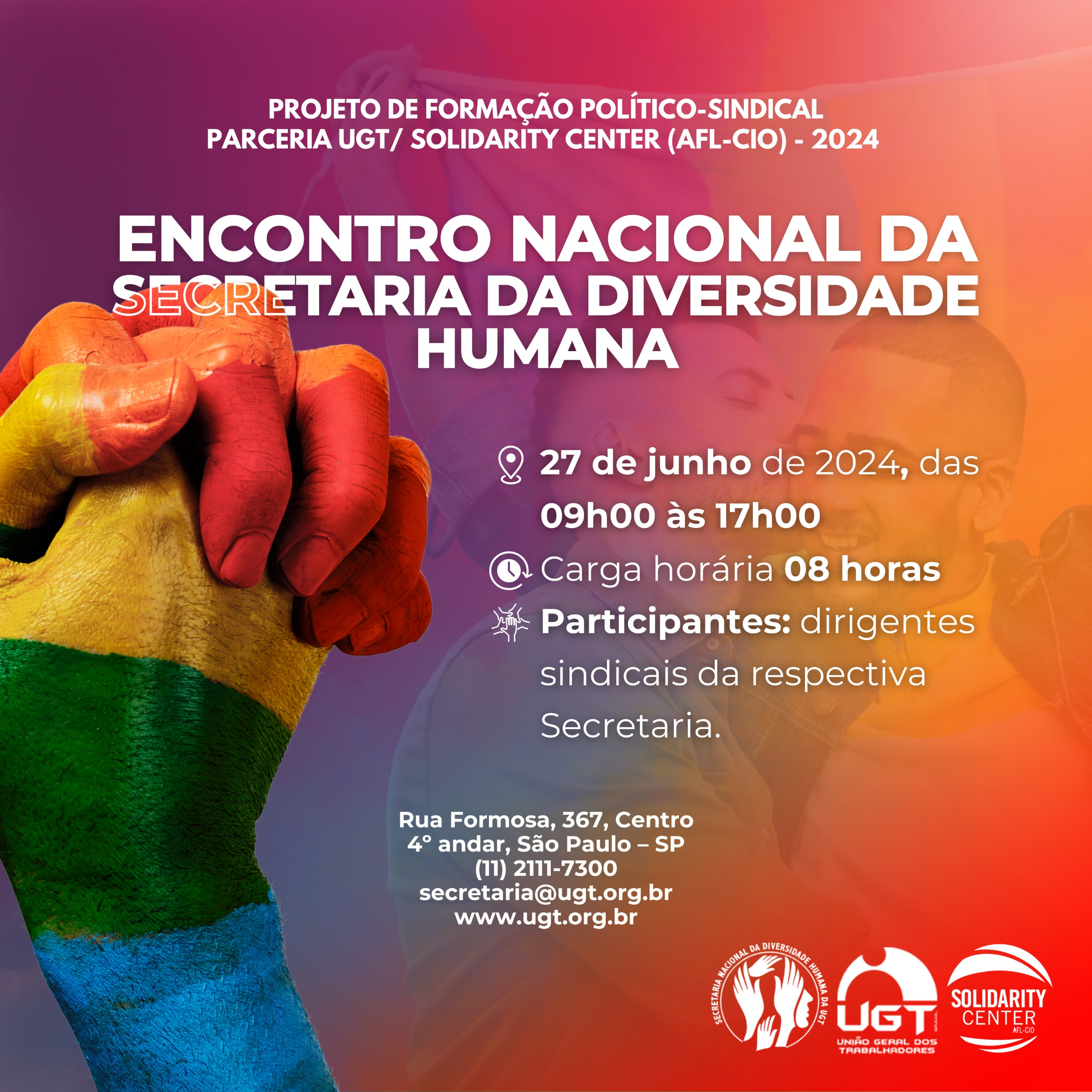 Encontro da Diversidade Humana: Fortalecendo a Representação de Grupos Sub-representados no Movimento Sindical