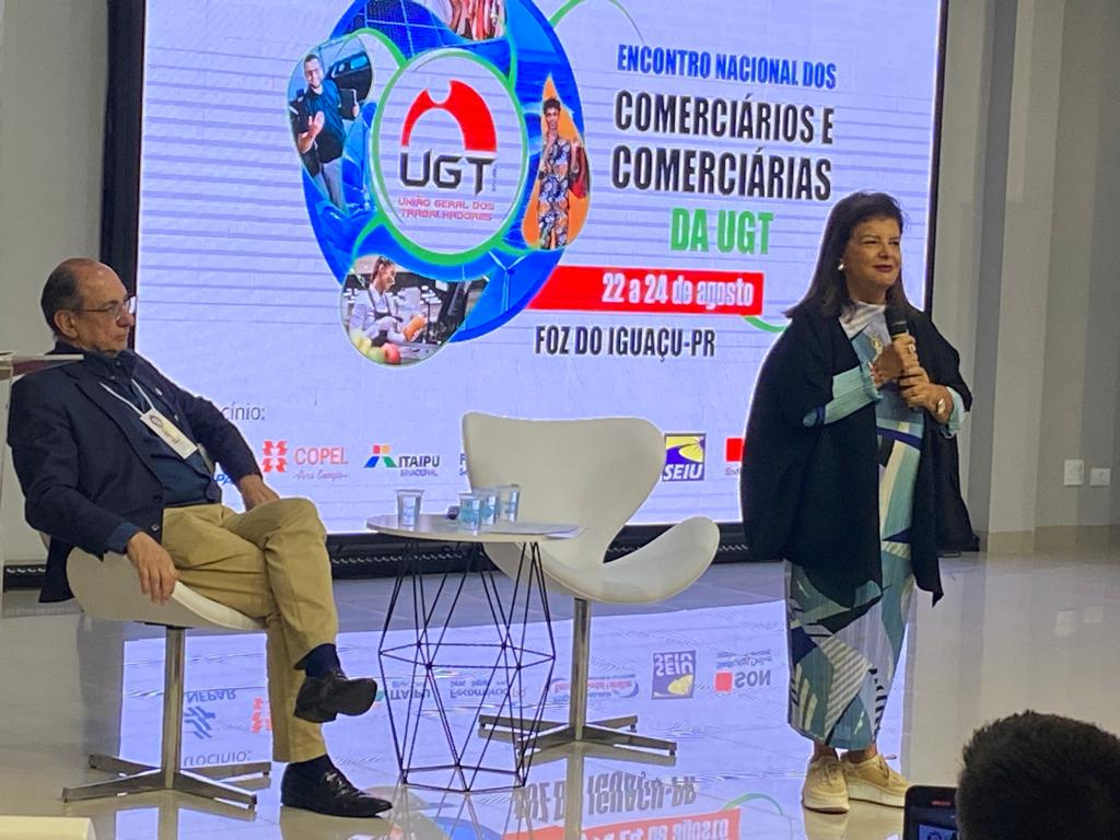 Segundo Dia do Encontro Nacional dos Comerciários e Comerciárias da UGT Conta com a Presença de Luiza Trajano