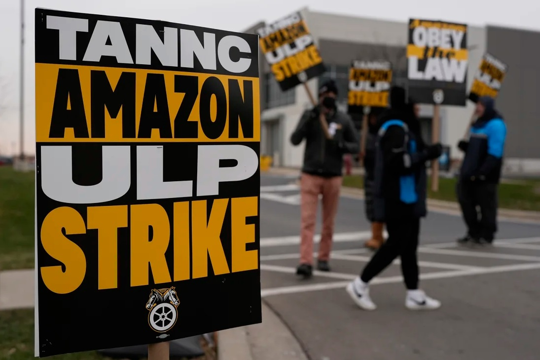 Trabalhadores da gigante Amazon entram em greve nos EUA
