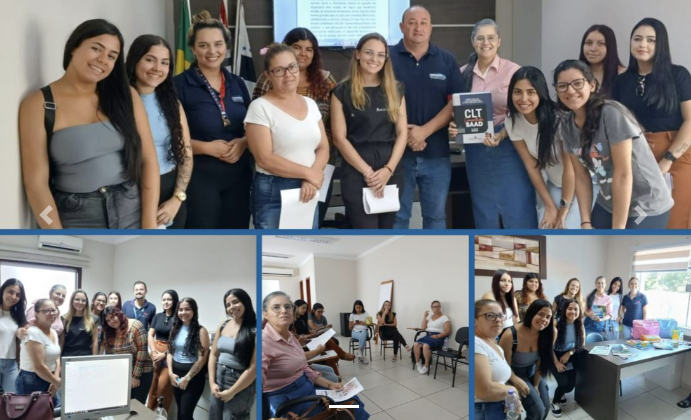 Alunos do curso de RH do Senac visitam o Sincomerciários de Itapetininga