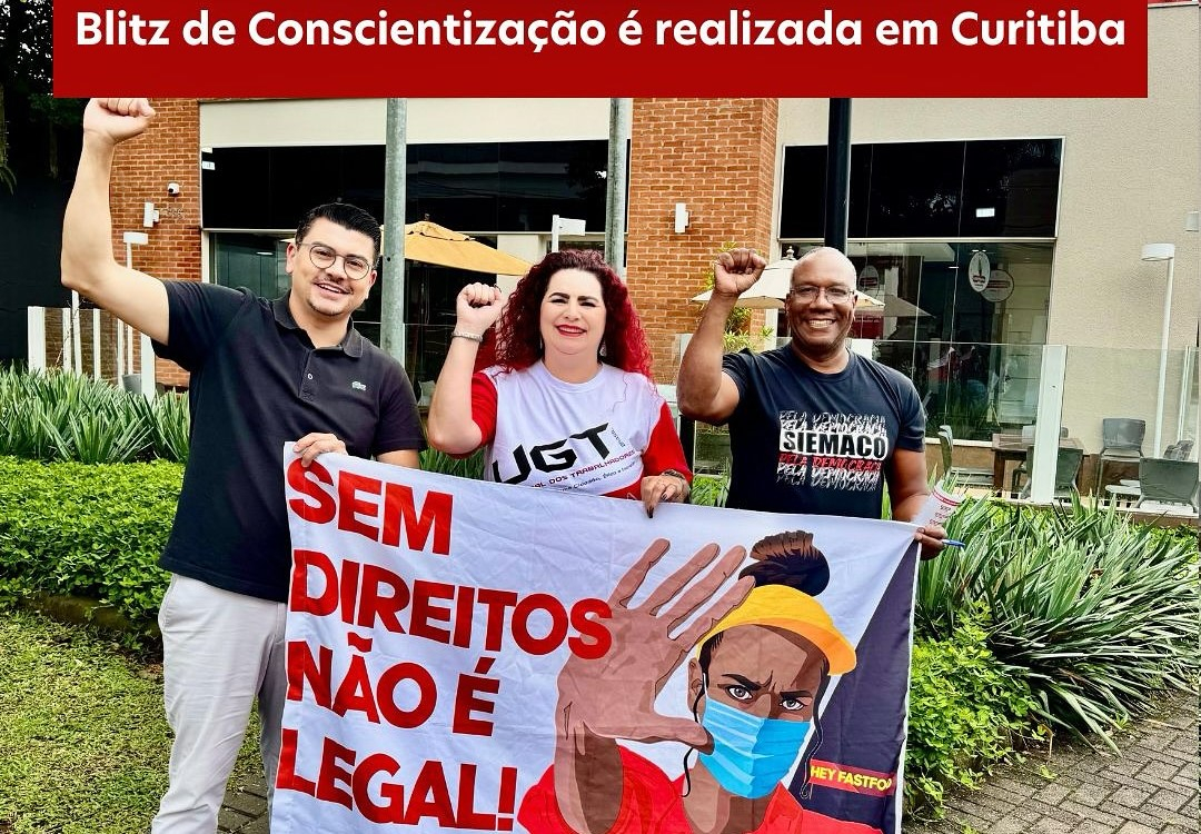 Blitz de Conscientização é realizada em Curitiba.
