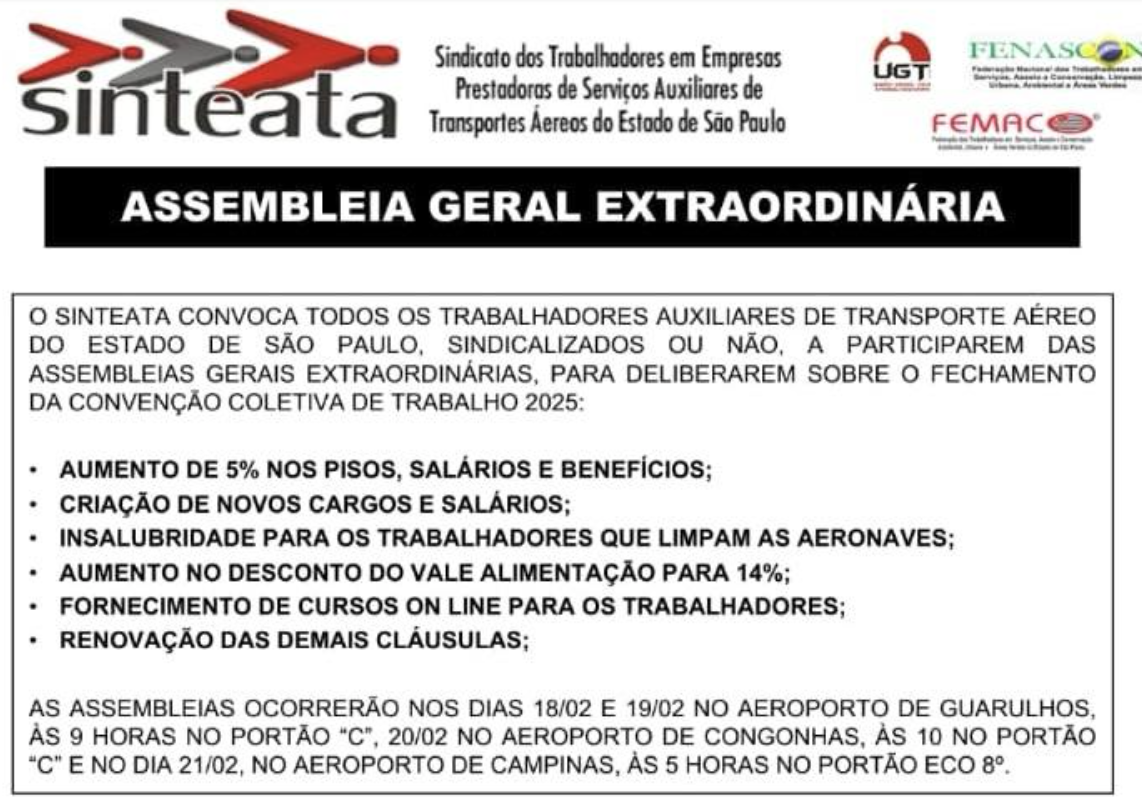 Convocação para Assembleia Geral Extraordinária