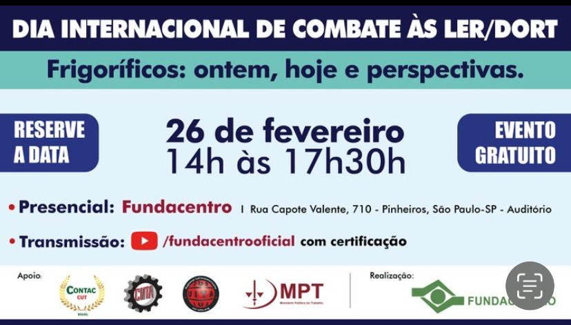 Dia internacional de combate às Ler/Dort