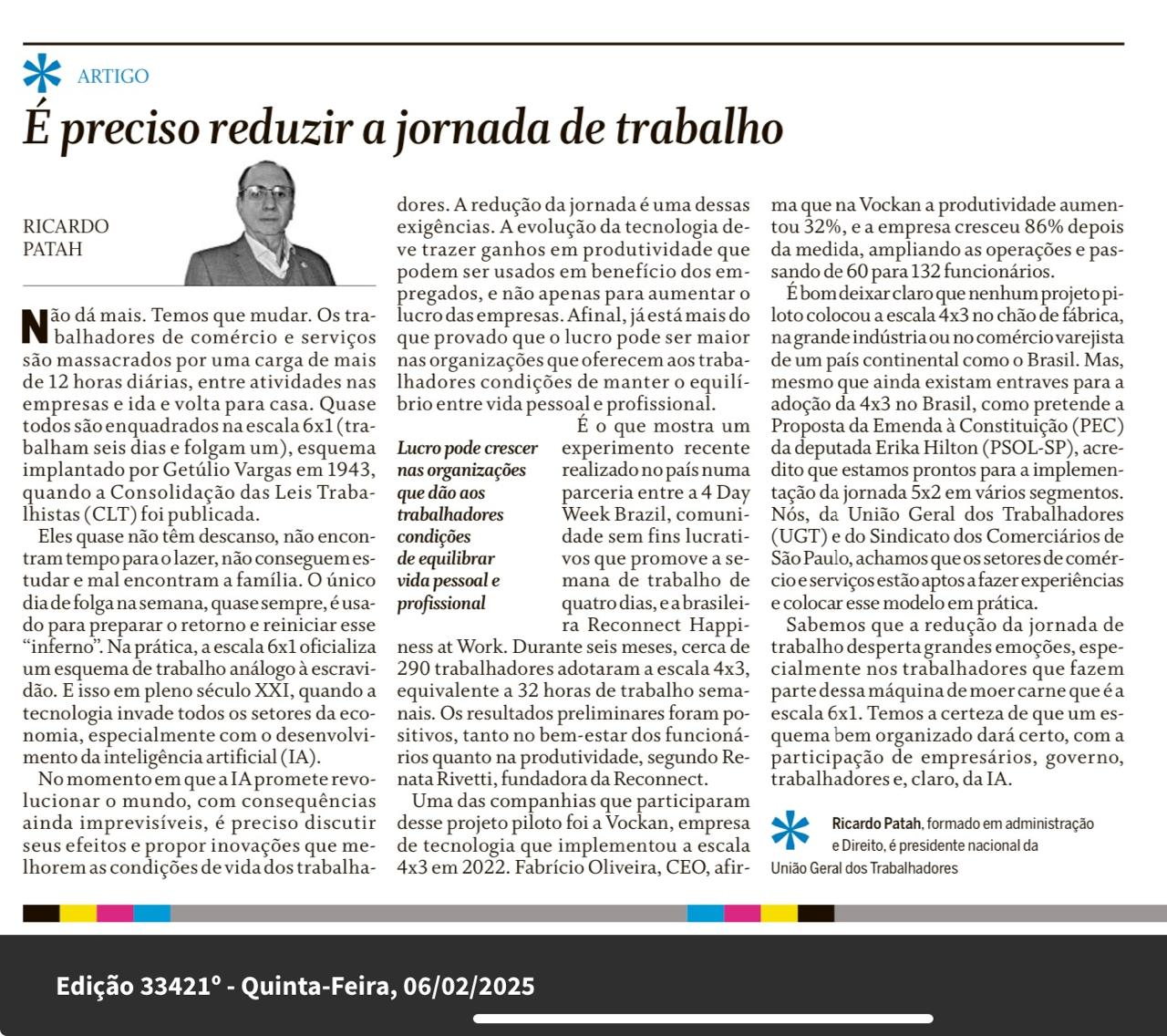 É preciso reduzir a jornada de trabalho