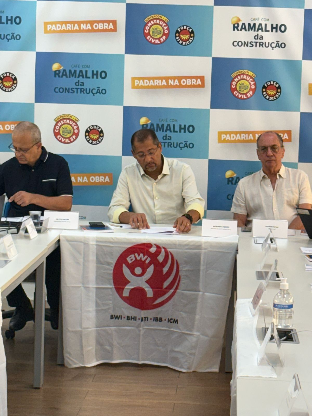 Ricardo Patah participa de reunião da ICM Brasil no SINTRACON-SP e destaca importância do setor para a economia