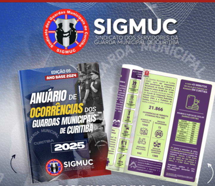SIGMUC divulga Anuário de Ocorrências dos Guardas Municipais de Curitiba