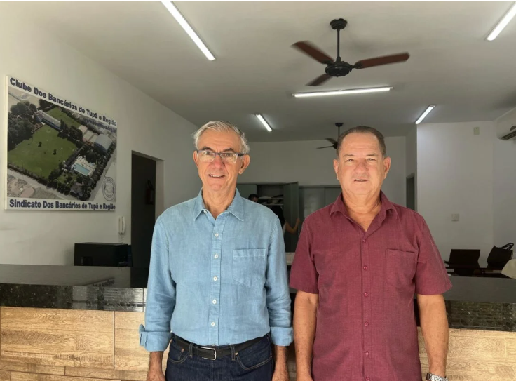 Com 98% dos votos válidos, Carlinhos é reeleito Presidente do Sindicato dos Bancários de Tupã e Região