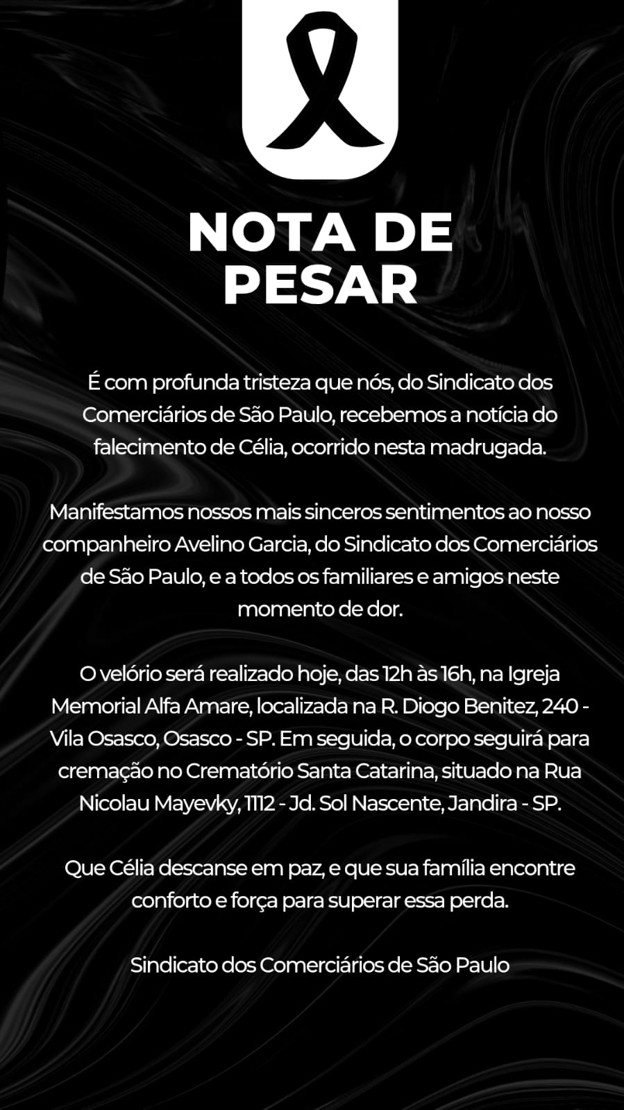Nota de Pesar