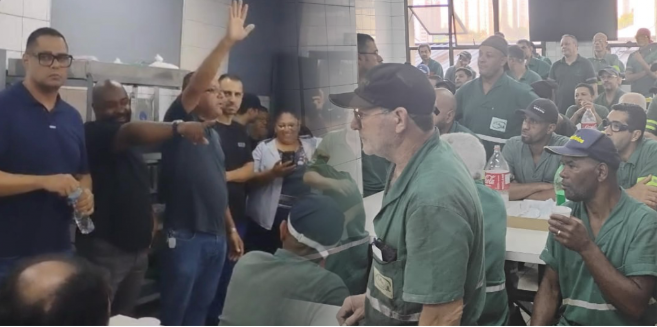 Presidente Moleque participa de assembleia da Manutenção na Via Sudeste Unidade Cursino