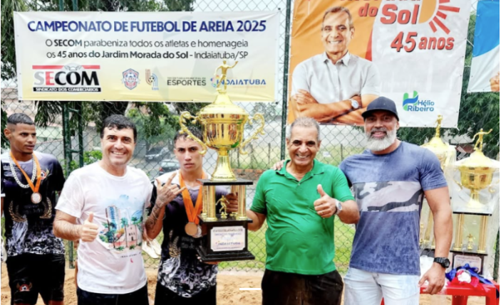 Sincomerciários de Itu patrocina e prestigia a final do 15º Campeonato de Futebol de Areia