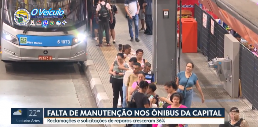 Matéria exibida no SPTV 1ª edição critica falta de manutenção nos ônibus; Sindicato há  tempos denuncia este problema