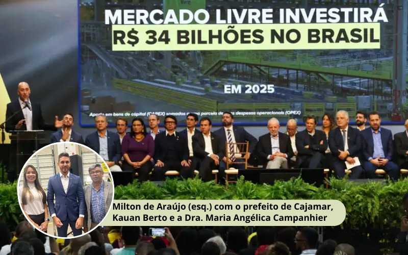Milton de Araújo participa de evento com Lula em Cajamar