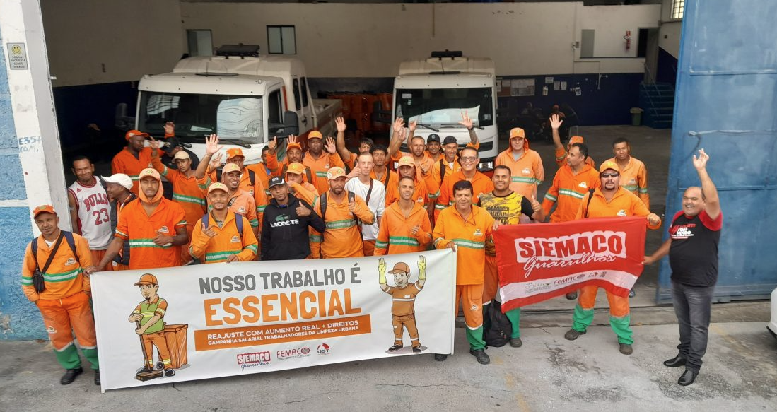 TRABALHADORES DO CONSÓRCIO GUARULHOS SUSTENTÁVEL APROVAM PAUTA PARA RENOVAÇÃO DO ACORDO COLETIVO