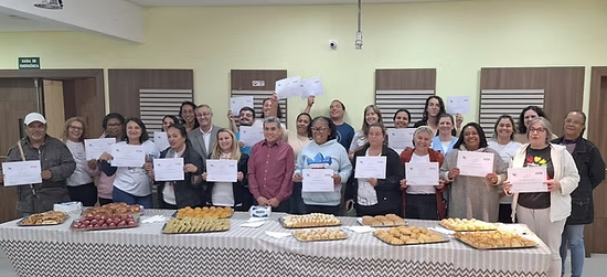 21 alunos recebem certificados do projeto Padaria Artesanal no Sindicato dos Padeiros de São Paulo