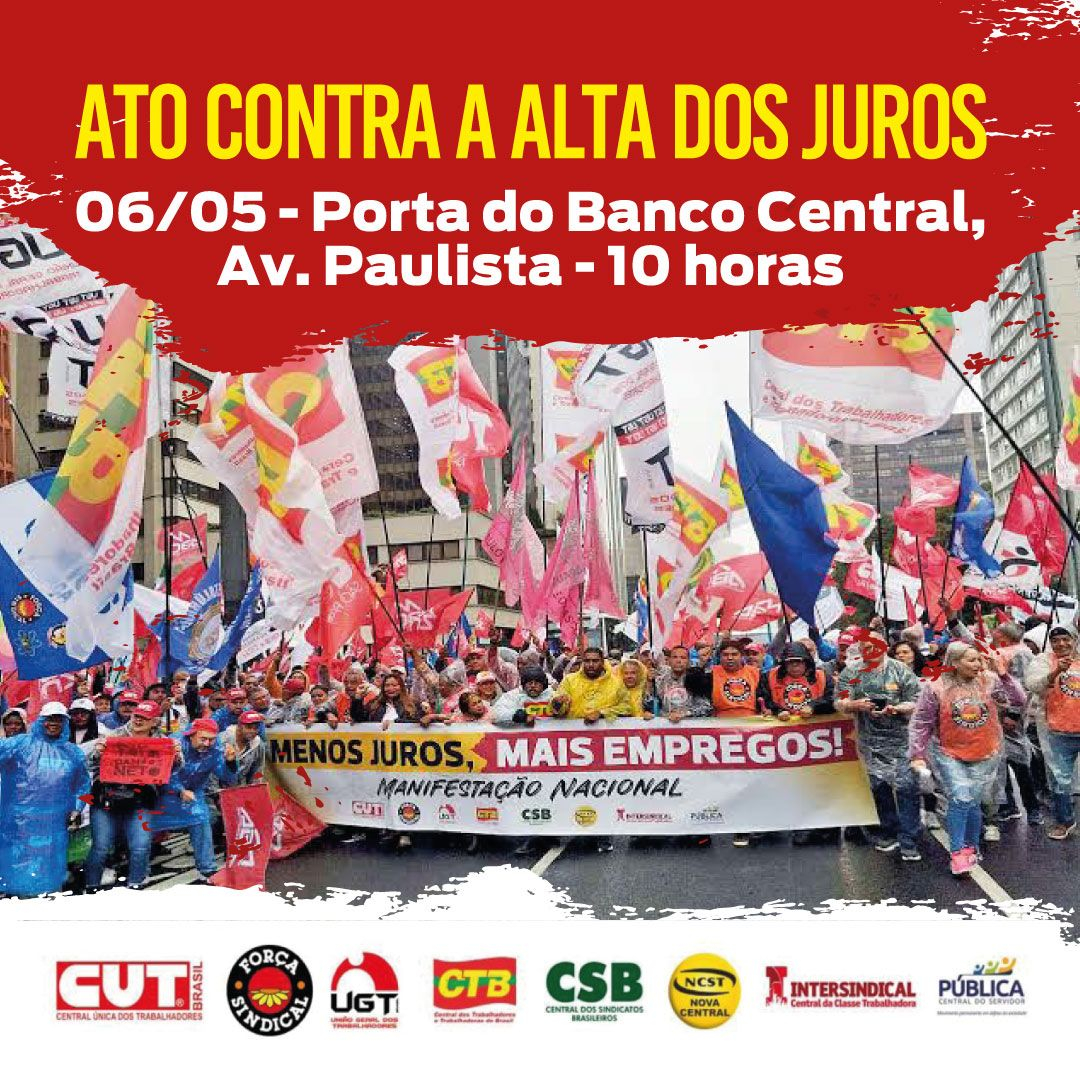 Ato contra a alta dos juros!
