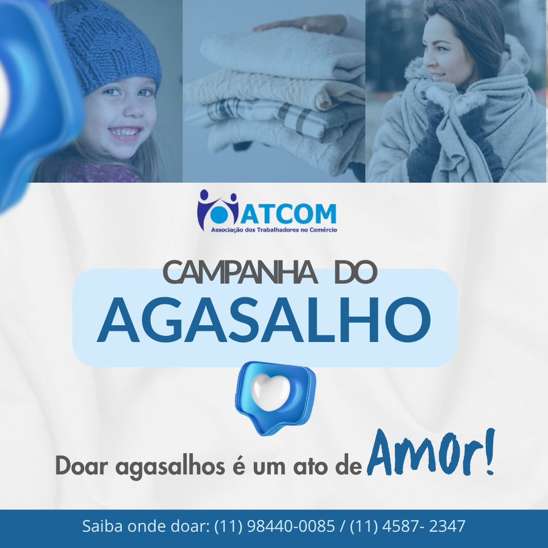 Começou a Campanha do Agasalho da ATCOM em Jundiaí