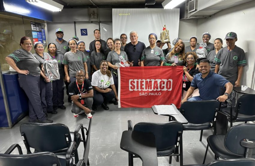 SIEMACO-SP realiza três palestras em SIPAT na estação Anhangabaú