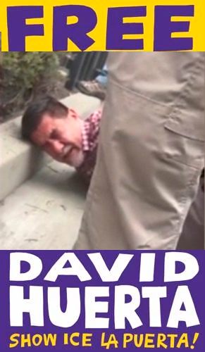 CARTA DE REPÚDIO À PRISÃO DO DIRIGENTE SINDICAL DAVID HUERTA – SEIU CALIFÓRNIA