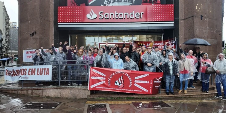 UNI Américas denuncia práticas antissindicais do Banco Santander na América Latina