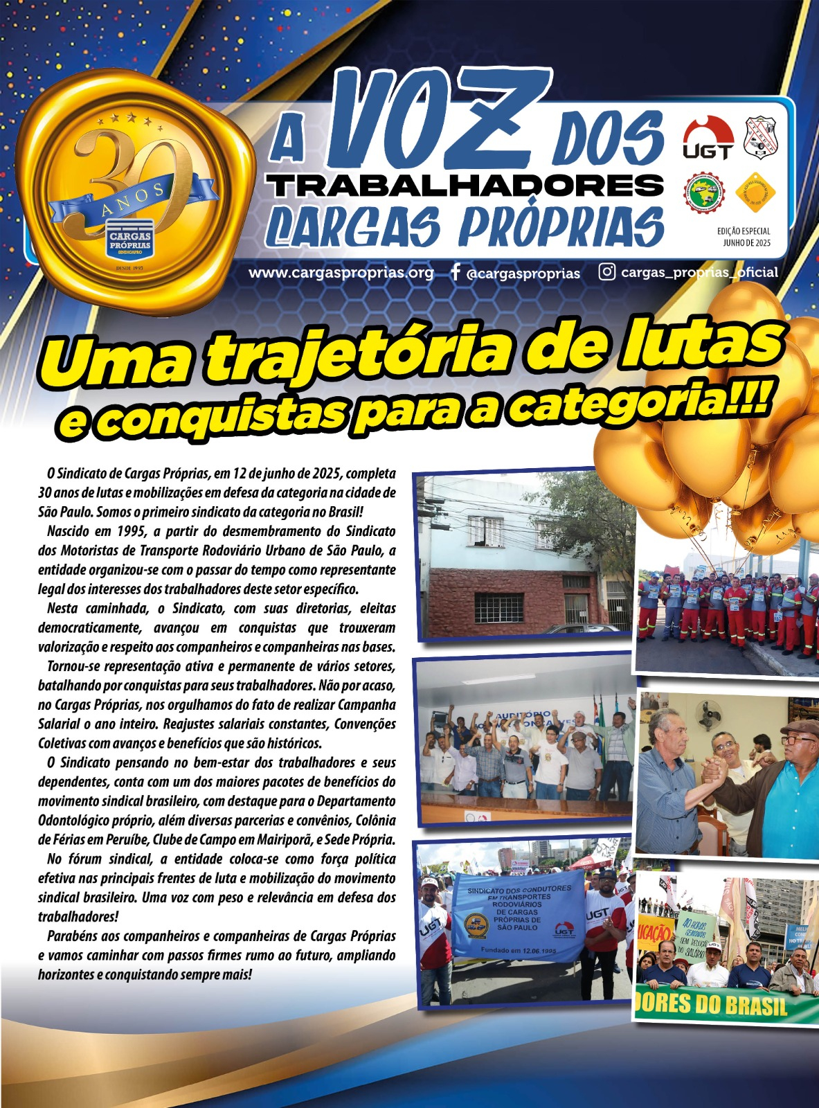 Uma trajetória de lutas e conquistas para categoria