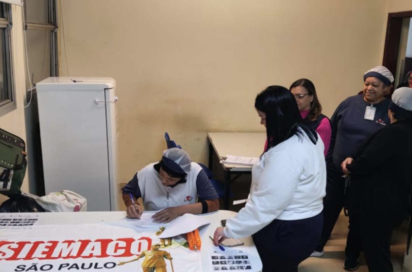 Eleição da CIPA no Hospital do Servidor Municipal tem participação ativa do SIEMACO-SP
