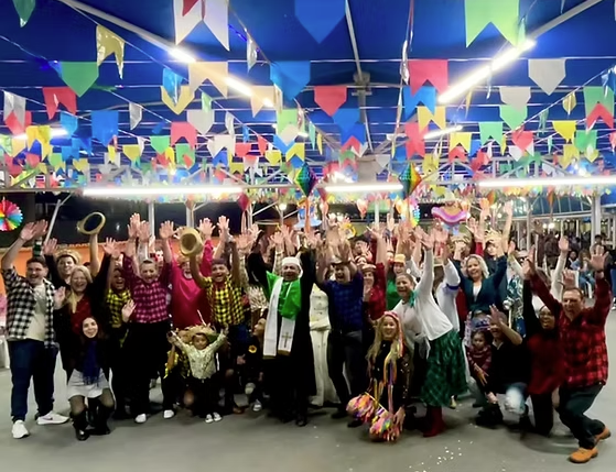 No arraial de encerramento, Sindicato anuncia ampliação da Colônia de Caraguá e construção da Colônia de Praia Grande