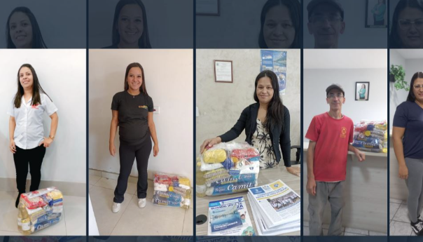 Sindicato de Registro entrega cestas para os associados vencedores dos sorteios de junho e julho