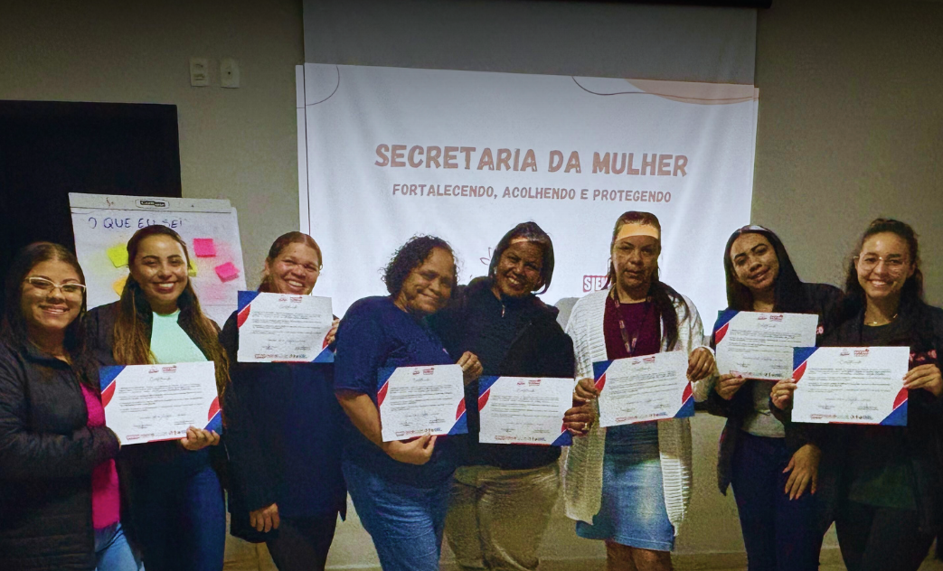 APERFEIÇOAMENTO NA LUTA: +1 TREINAMENTO DA SECRETARIA DA MULHER