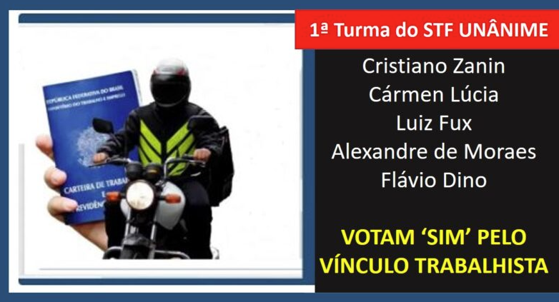 Decisão unânime do STF reconhece vínculo empregatício de motoboy e ressalta: ele trabalhava de forma pessoal, habitual, subordinada e remunerada