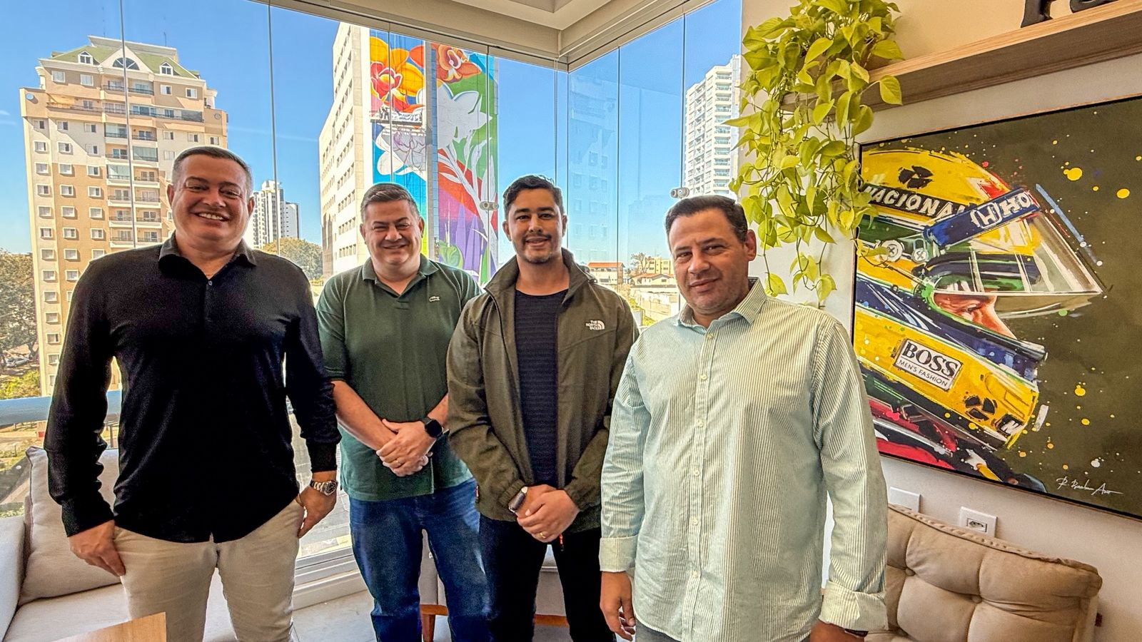 Diretor do Sincomerciários confere preparativos para grande evento de tecnologia em Jundiaí