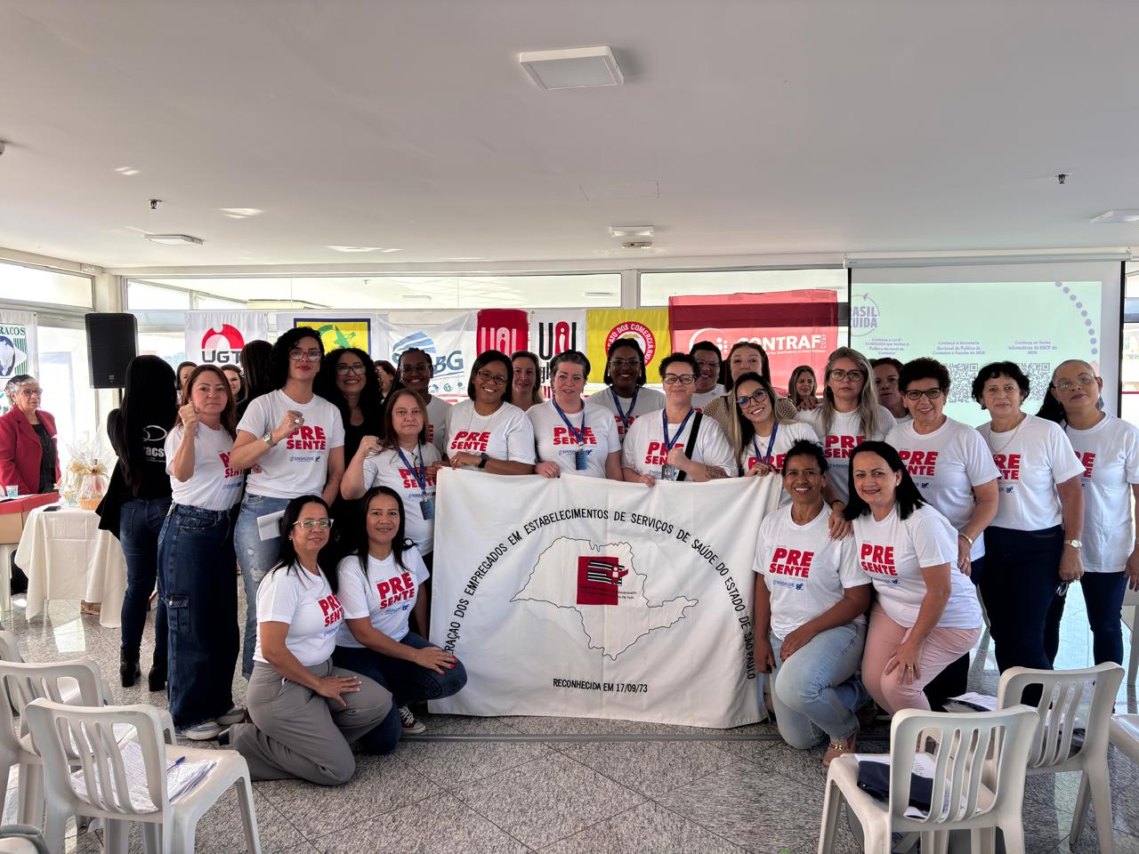 Diretoras do Sinsaúde participam da “Oficina de Mulheres” e do seminário “Raízes do Amanhã” com jovens líderes