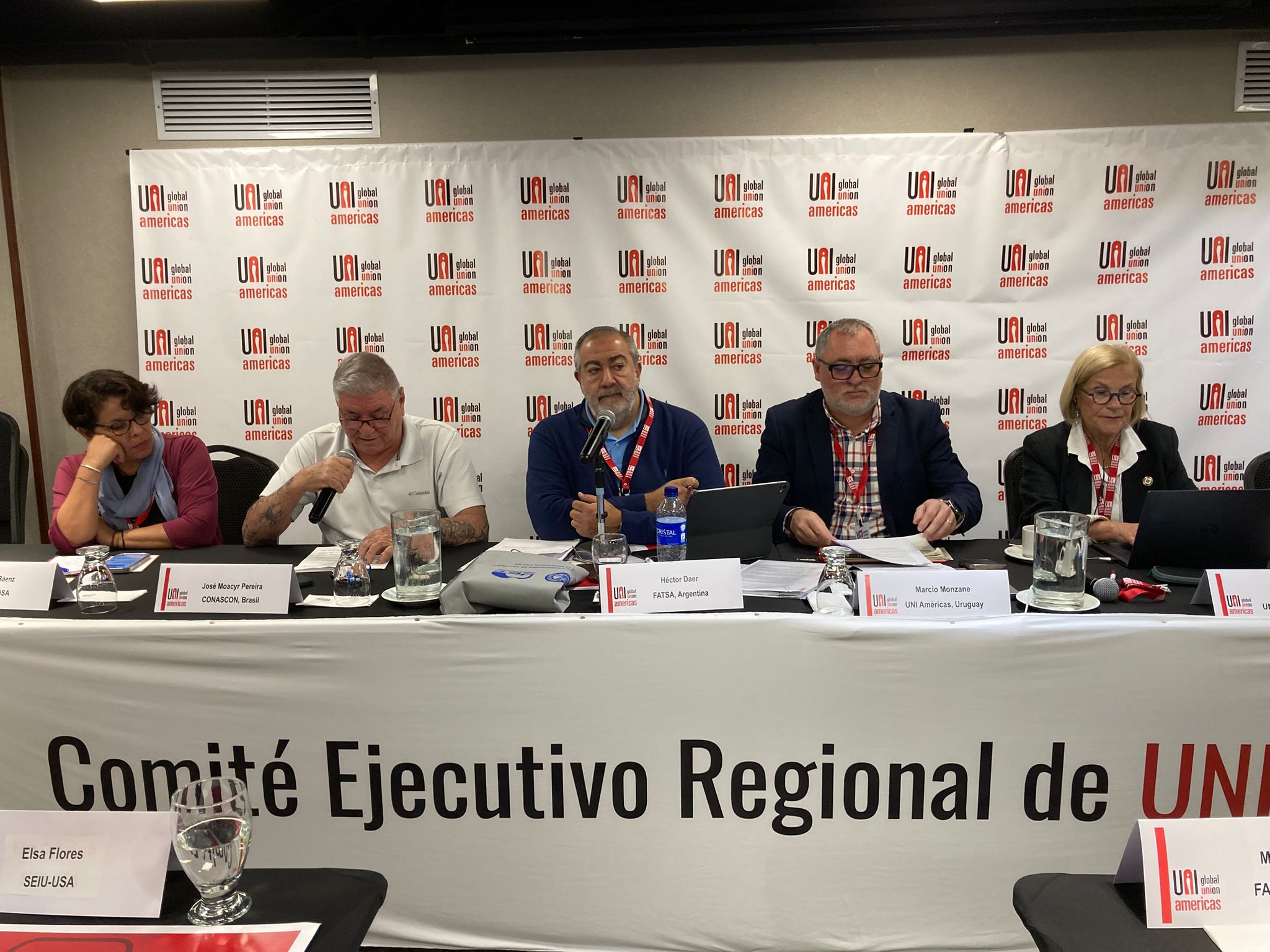 José Moacyr Malvino defende inclusão de imigrantes e trabalho decente durante reunião da UNI Américas em Bogotá